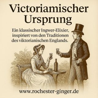 🏺 Schon im viktorianischen England wusste man, wie gut Ingwer tut. Rochester Ginger wird noch heute nach der...