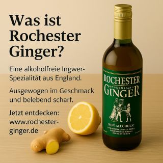 🍋 Ingwer, Primelblüten und Holunder – Natur pur in jedem Schluck. Rochester Ginger ist kein Softdrink, sondern ein...